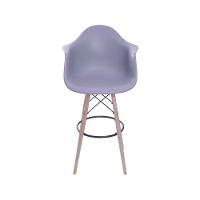 Banqueta Eames Dkr Com Braço Cinza - 2
