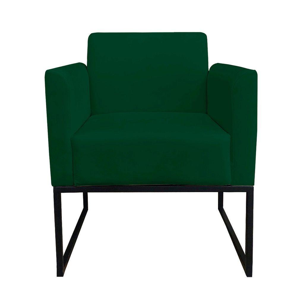 Kit 01 Namoradeira e 01 Poltrona Marisa Suede Base - 4