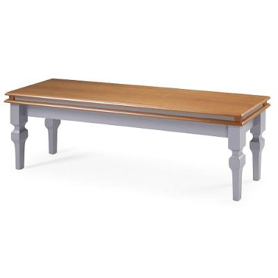 Banco De Madeira Manchester - M52052 Largura 150cm Cinza