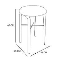 Banqueta Baixa Manu Corino Branco - 5