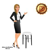 Banqueta Baixa Manu Corino Branco - 7