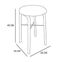 Banqueta Baixa Manu Corino Branco - 8
