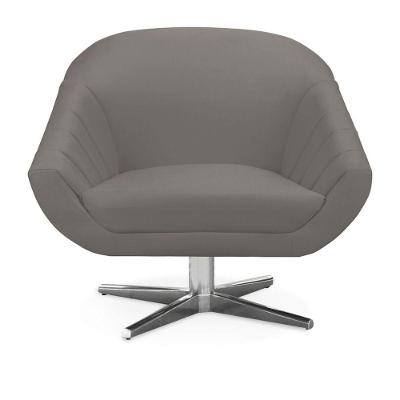 Poltrona Giovana Suede Grafite