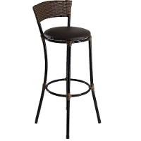 Kit 4 Banquetas Altas Forts Fibra Aço Acesse Argila Marrom - 2