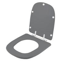 Tampa De Vaso Ibiza Cinza Ambar Para Bacia Incepa - 9