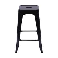 Banqueta Média Tolix Iron Titan Em Aço Preta - 7