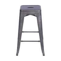 Banqueta Alta Tolix Iron Titan Em Aço Bronze - 5