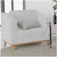 Kit Sofá 2 Lugares 2 Poltronas Europa Corano Branco - 5