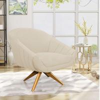 Kit 01 Namoradeira 02 Lugares E 02 Poltronas Giratória Giovana Linho A19 Grosso Bege - 7