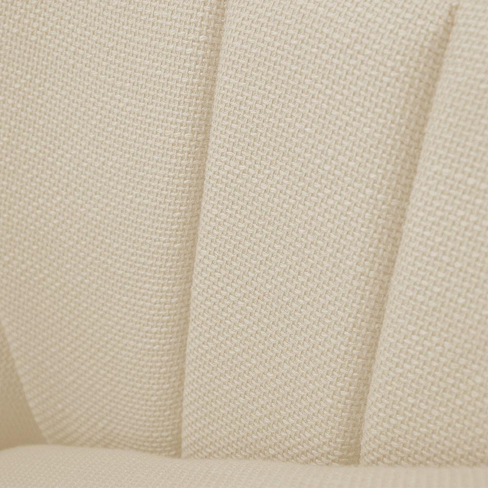 Kit 02 Poltronas Giratória Giovana Linho Grosso Bege A19 - 2