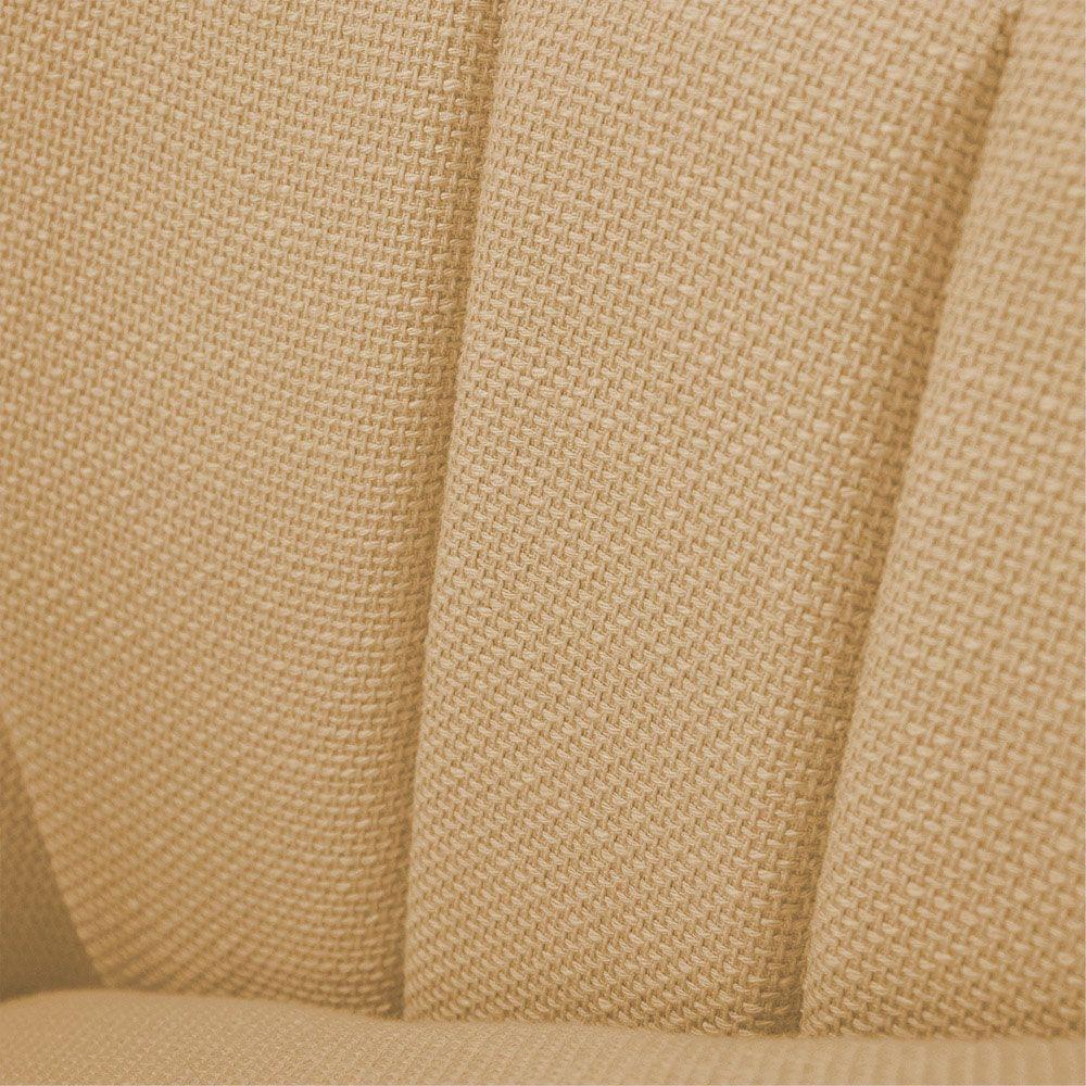 Kit 02 Poltronas Giovana Linho Pés Palito De Ferro A27 Areia - 4