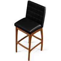 Banqueta Alta Cozinha De Jantar Fixa Mila B04 Preto - 3