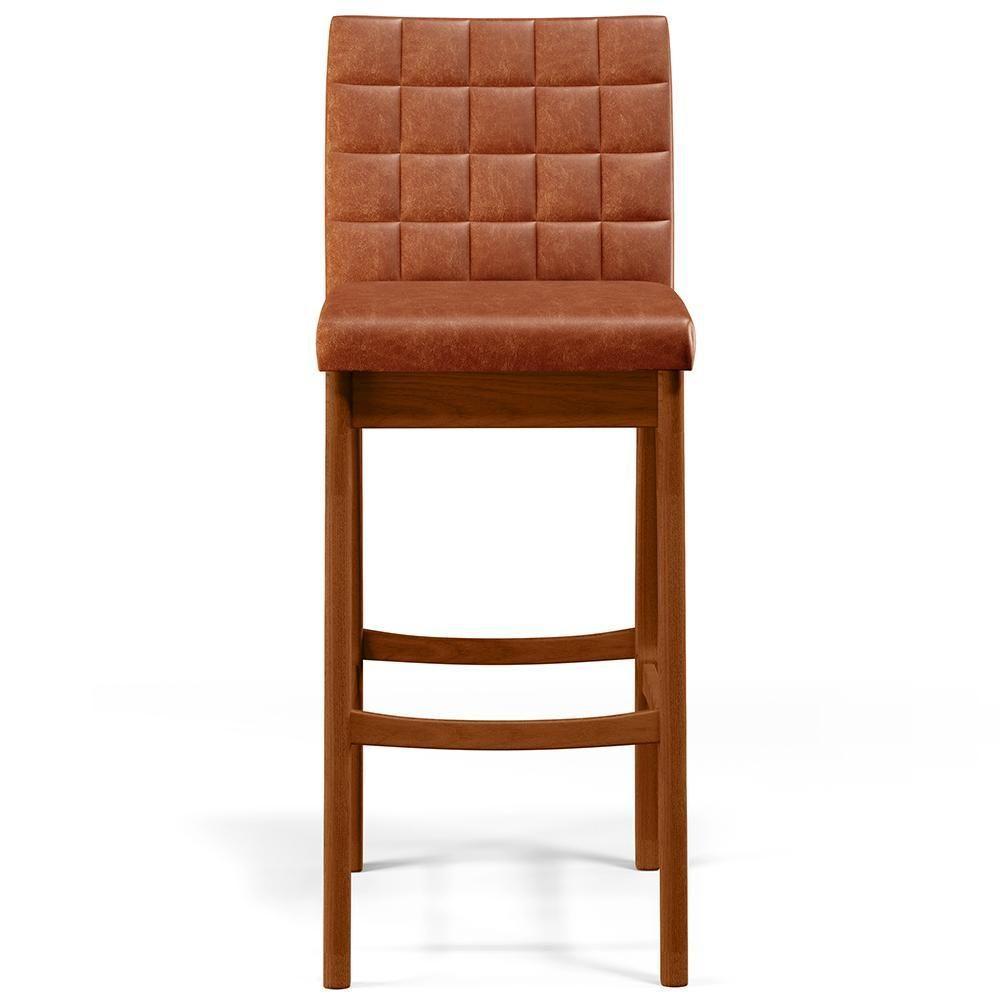 Kit 02 Banquetas Altas Cozinha Mila B04 Camel - 5