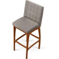 Kit 04 Banquetas Altas Cozinha Mila B04 Bouclê Bege - 3