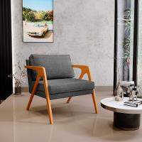 Kit 04 Poltrona Pietra L02 Linho Cinza Escuro - 15