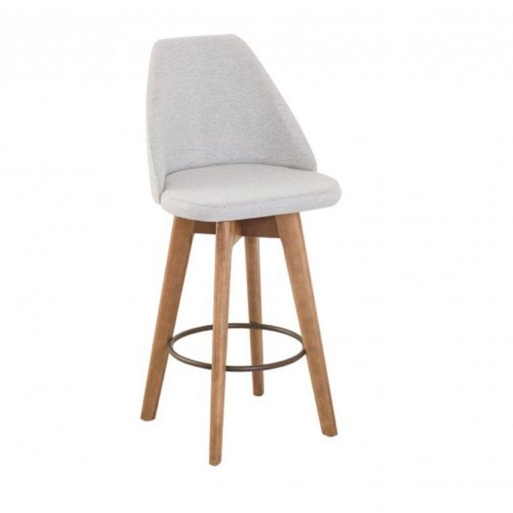 Kit 10 Banquetas Gourmet Giratória Maya-tecido Linho - 2