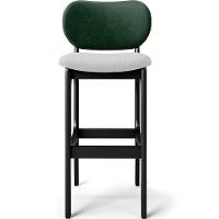 Kit 5 Banquetas Alta Betta Preto Facto Verde Linho Cinza