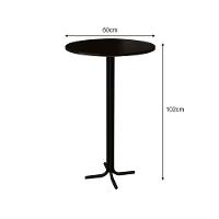 Conjunto Bistrô Mesa Com 2 Banquetas Altas Morumbi Preto E Tampo Preto - Cor: Preto - 2