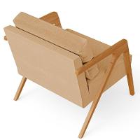 Kit 04 Poltronas Pietra Estrutura L02 Linho Bege Escuro - 2