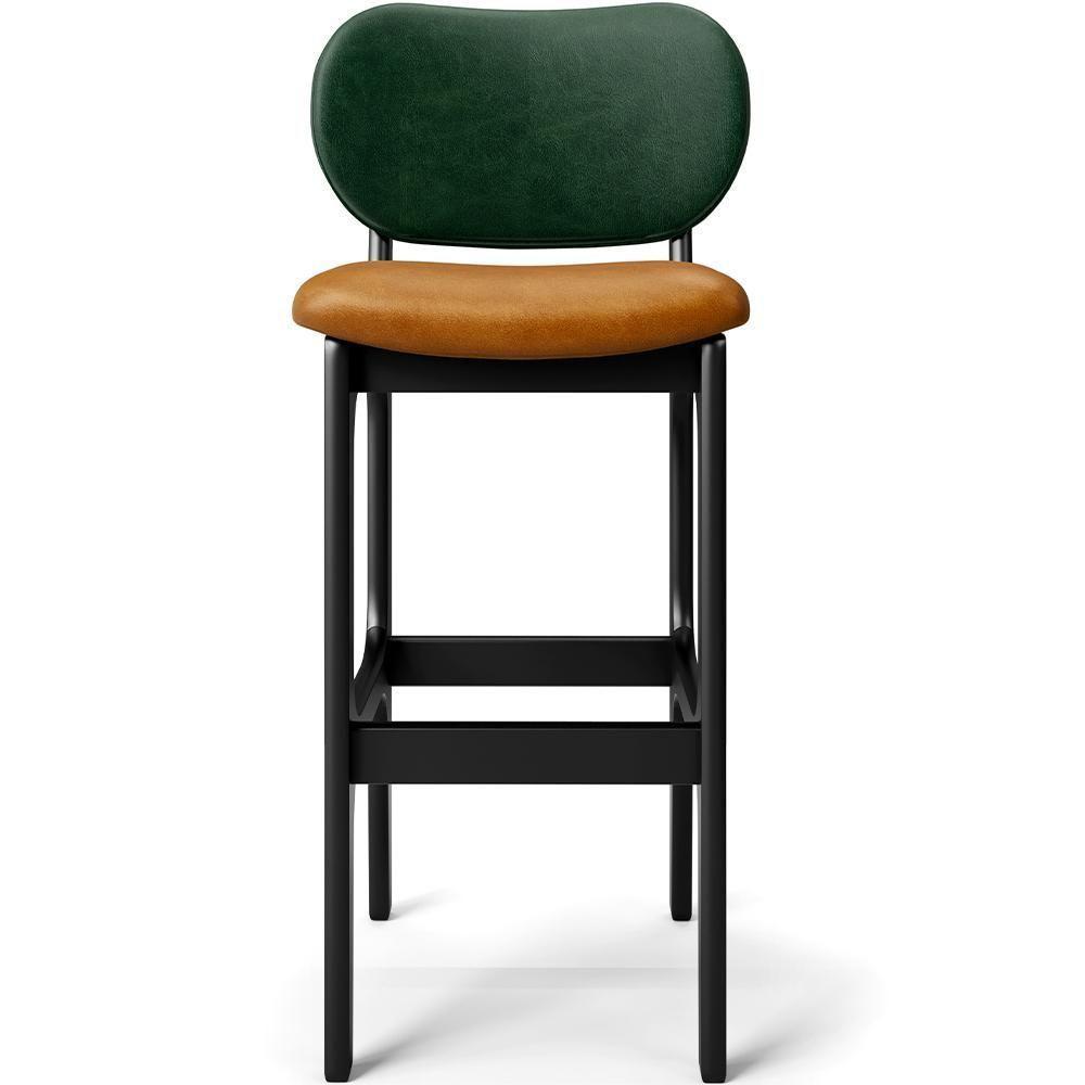 Kit 3 Banquetas Alta Betta Preto Facto Verde Whisky - 4