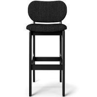 Kit 2 Banquetas Alta Betta Preto Linho Chumbo