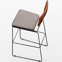 Banqueta Alta Cozinha Jantar Fixa Allana L02 Camel Bege - 3