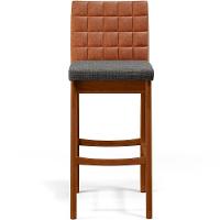 Kit 03 Banquetas Altas B04 Camel Cinza Escuro - 5