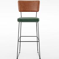 Kit 02 Banquetas Altas Camel Facto Verde Musgo - 5