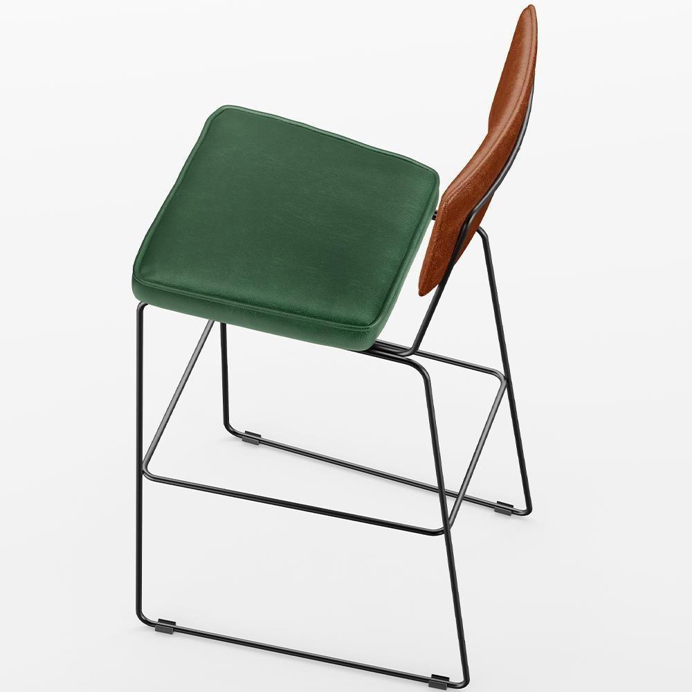 Kit 03 Banquetas Altas Camel Facto Verde Musgo - 3