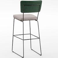 Kit 03 Banquetas Altas Allana L02 Verde Musgo Bege