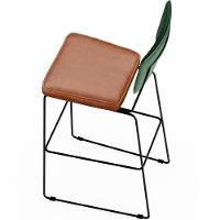 Kit 03 Banquetas Altas Facto Verde Musgo Camel - 3