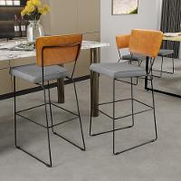 Kit 03 Banquetas Altas Whisky Linho Cinza - 9