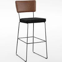 Kit 06 Banqueta Alta Cozinha Allana L02 Marrom Linho Chumbo - 8