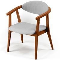 Kit 02 Poltronas Para Sala De Estar Cecília B04 Linho Cinza