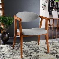 Kit 02 Poltronas Para Sala De Estar Cecília B04 Linho Cinza - 9