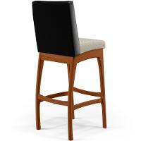 Kit 03 Banquetas Altas B04 Preto Champagne - 2