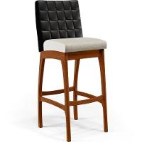 Kit 03 Banquetas Altas B04 Preto Champagne - 14