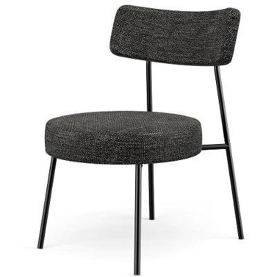 Poltrona Base Fixa Londres F01 Linho Chumbo