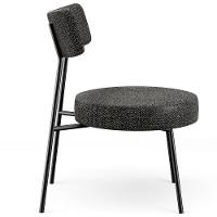 Poltrona Base Fixa Londres F01 Linho Chumbo - 3