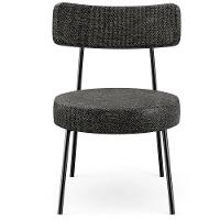 Poltrona Base Fixa Londres F01 Linho Chumbo - 6