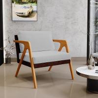 Kit 4 Poltronas Pietra L02 Couríssimo Marrom Linho Cinza - 8