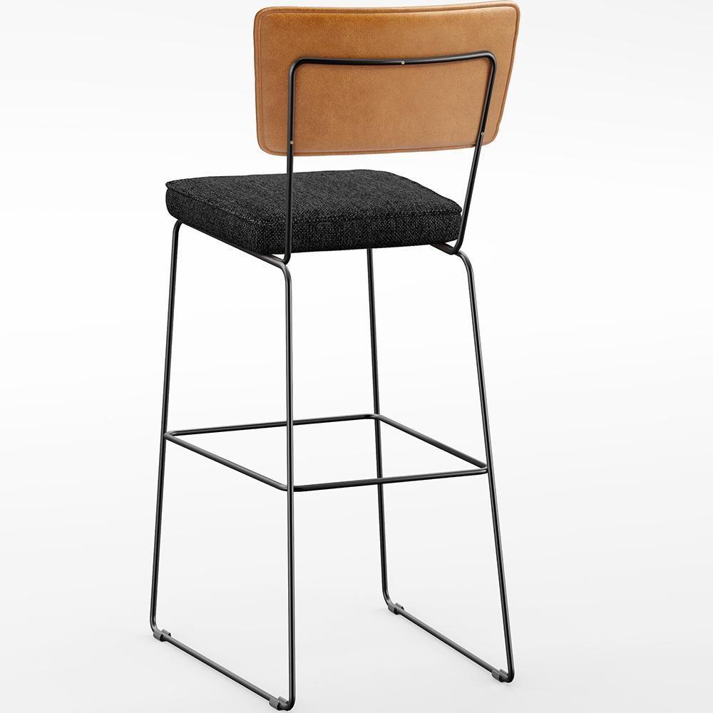 Kit 05 Banquetas Altas Allana L02 Whisky Chumbo - 2