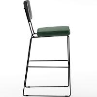 Kit 02 Banquetas Altas Preto Facto Verde Musgo - 13