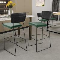 Kit 02 Banquetas Altas Preto Facto Verde Musgo - 33