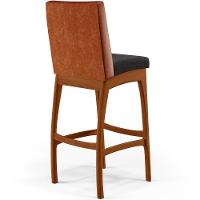 Banqueta Alta Para Cozinha B04 Camel Chumbo - 2