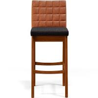 Banqueta Alta Para Cozinha B04 Camel Chumbo - 7