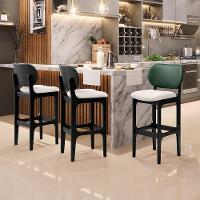 Kit 6 Banquetas Alta Betta Preto Facto Verde Linho Cru - 7