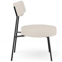 Poltrona Base Fixa Londres F01 Linho Bege - 3