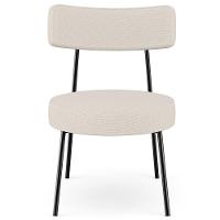 Poltrona Base Fixa Londres F01 Linho Bege - 6