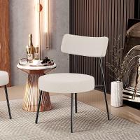 Poltrona Base Fixa Londres F01 Linho Bege - 7